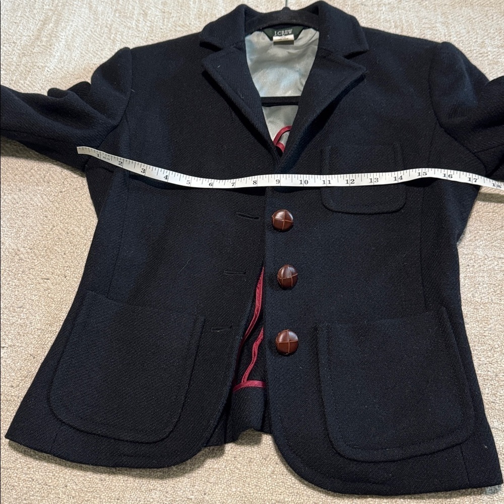 J. Crew Women's Black wool Blazer - Picture 6 of 8